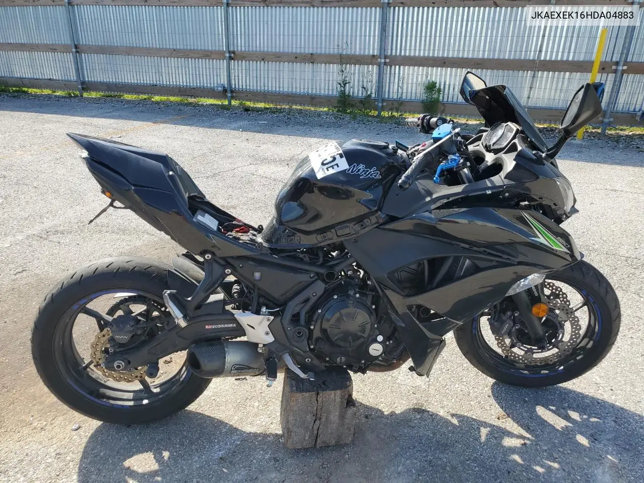 2017 Kawasaki Ex650 F VIN: JKAEXEK16HDA04883 Lot: 61907735