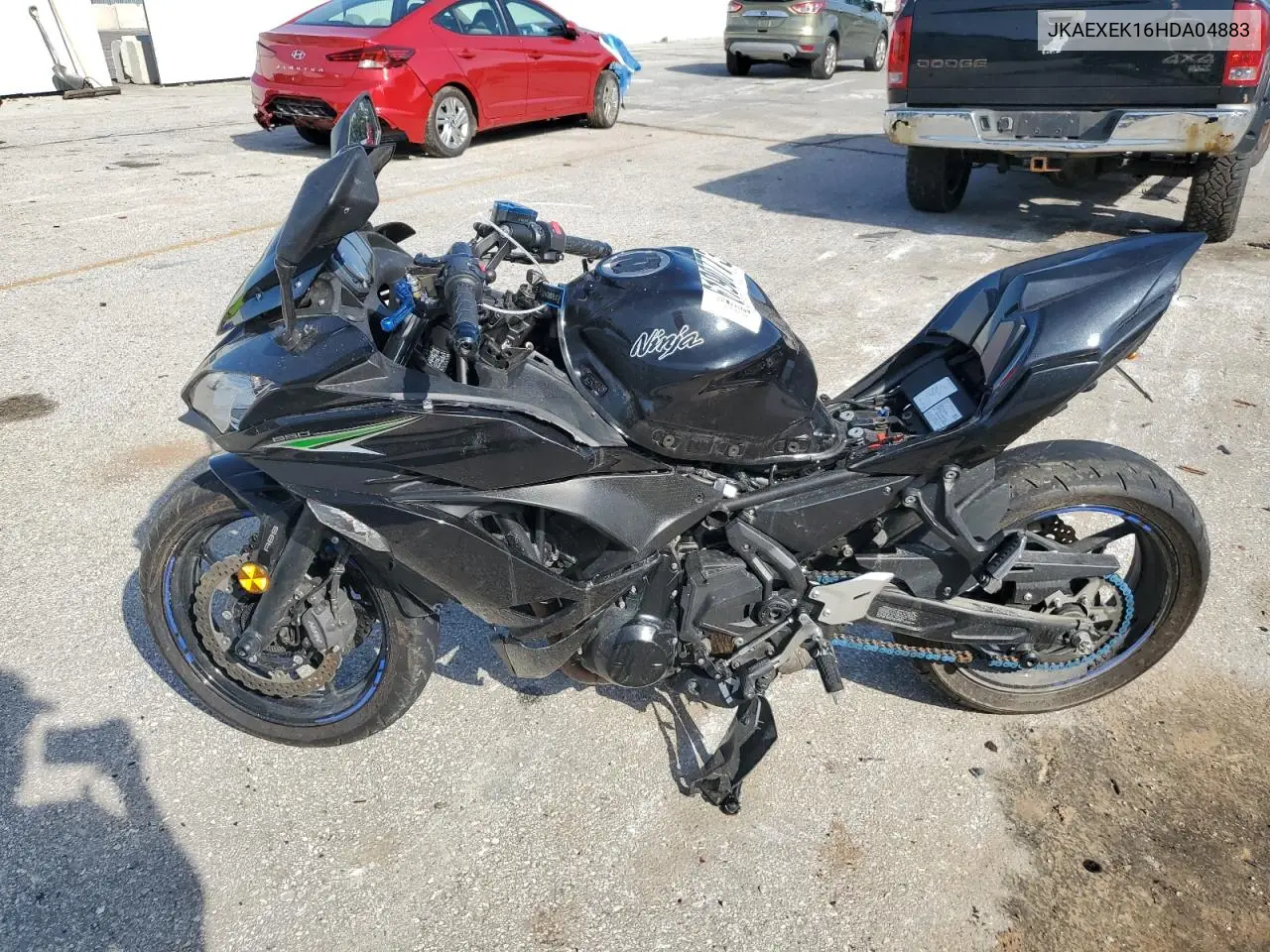 2017 Kawasaki Ex650 F VIN: JKAEXEK16HDA04883 Lot: 61907735