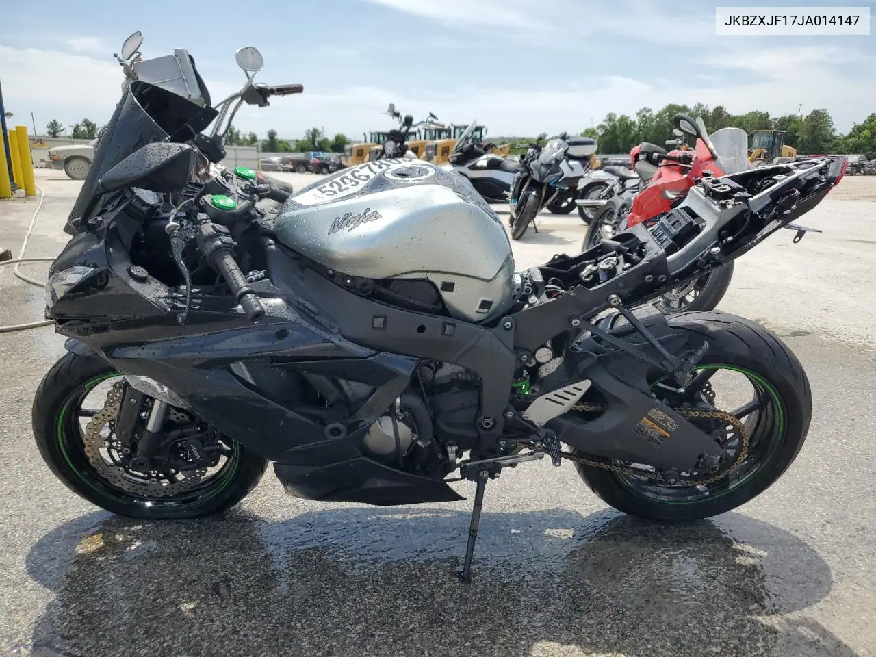 2018 Kawasaki Zx636 F VIN: JKBZXJF17JA014147 Lot: 52967865