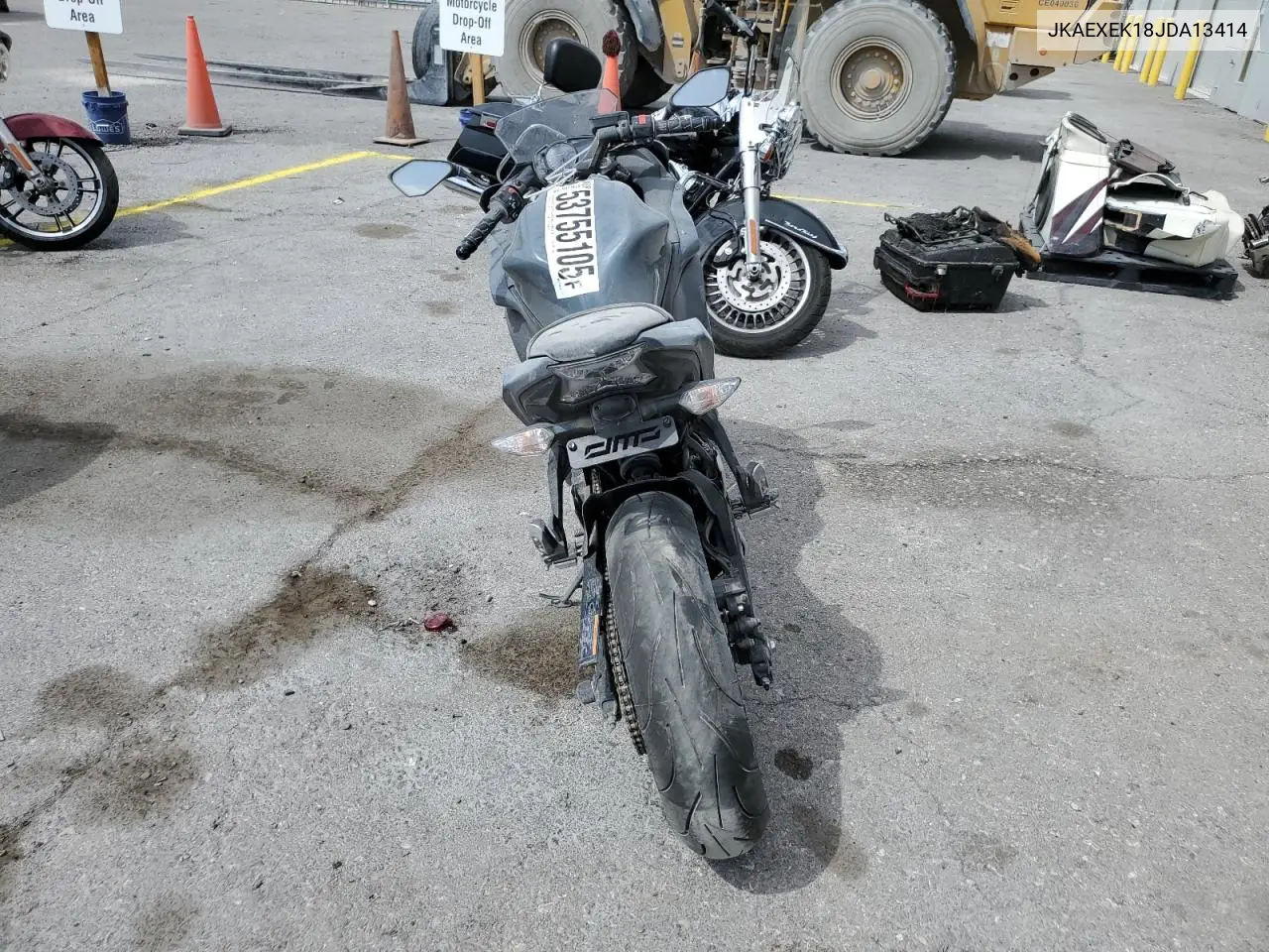 2018 Kawasaki Ex650 F VIN: JKAEXEK18JDA13414 Lot: 53755105