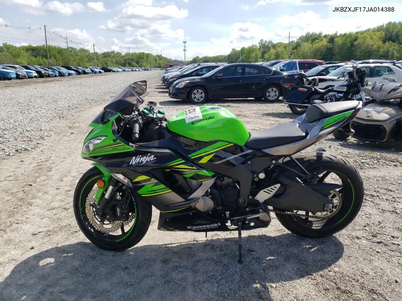 jkbzxjf17ja014388 JKBZXJF17JA014388 2018 Kawasaki Zx636 F