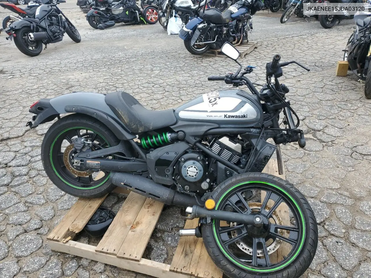 2018 Kawasaki En650 E VIN: JKAENEE15JDA03120 Lot: 58369125