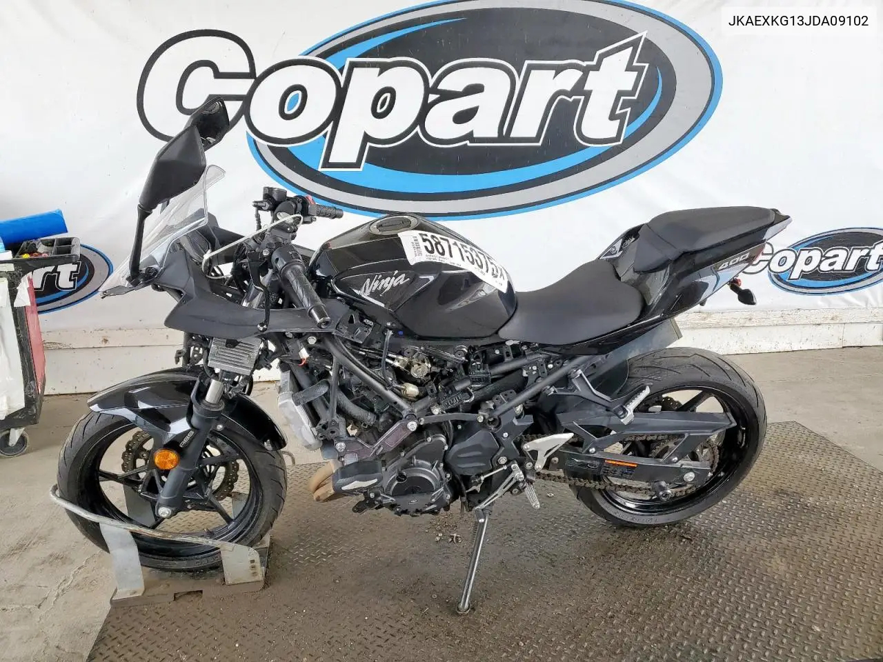 2018 Kawasaki Ex400 VIN: JKAEXKG13JDA09102 Lot: 58715375
