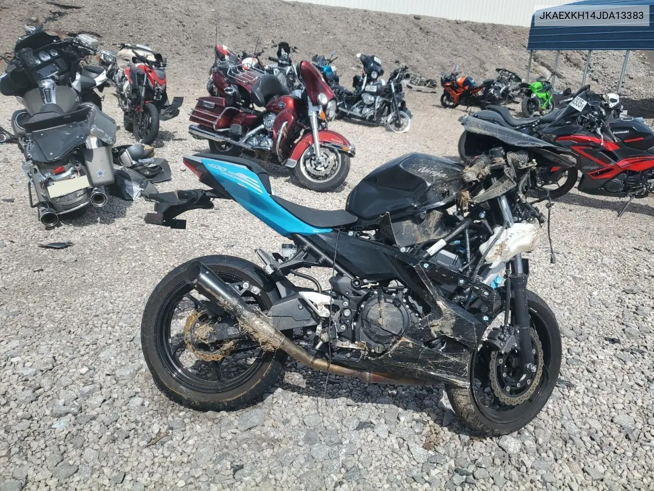 2018 Kawasaki Ex400 VIN: JKAEXKH14JDA13383 Lot: 58834185