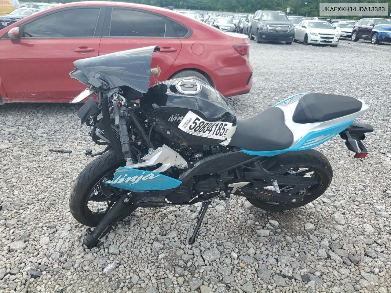 2018 Kawasaki Ex400 VIN: JKAEXKH14JDA13383 Lot: 58834185