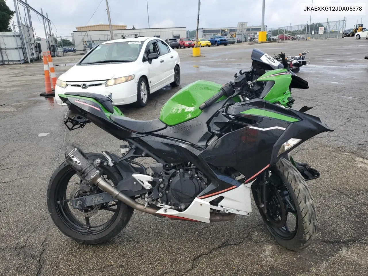 2018 Kawasaki Ex400 VIN: JKAEXKG12JDA05378 Lot: 64623795