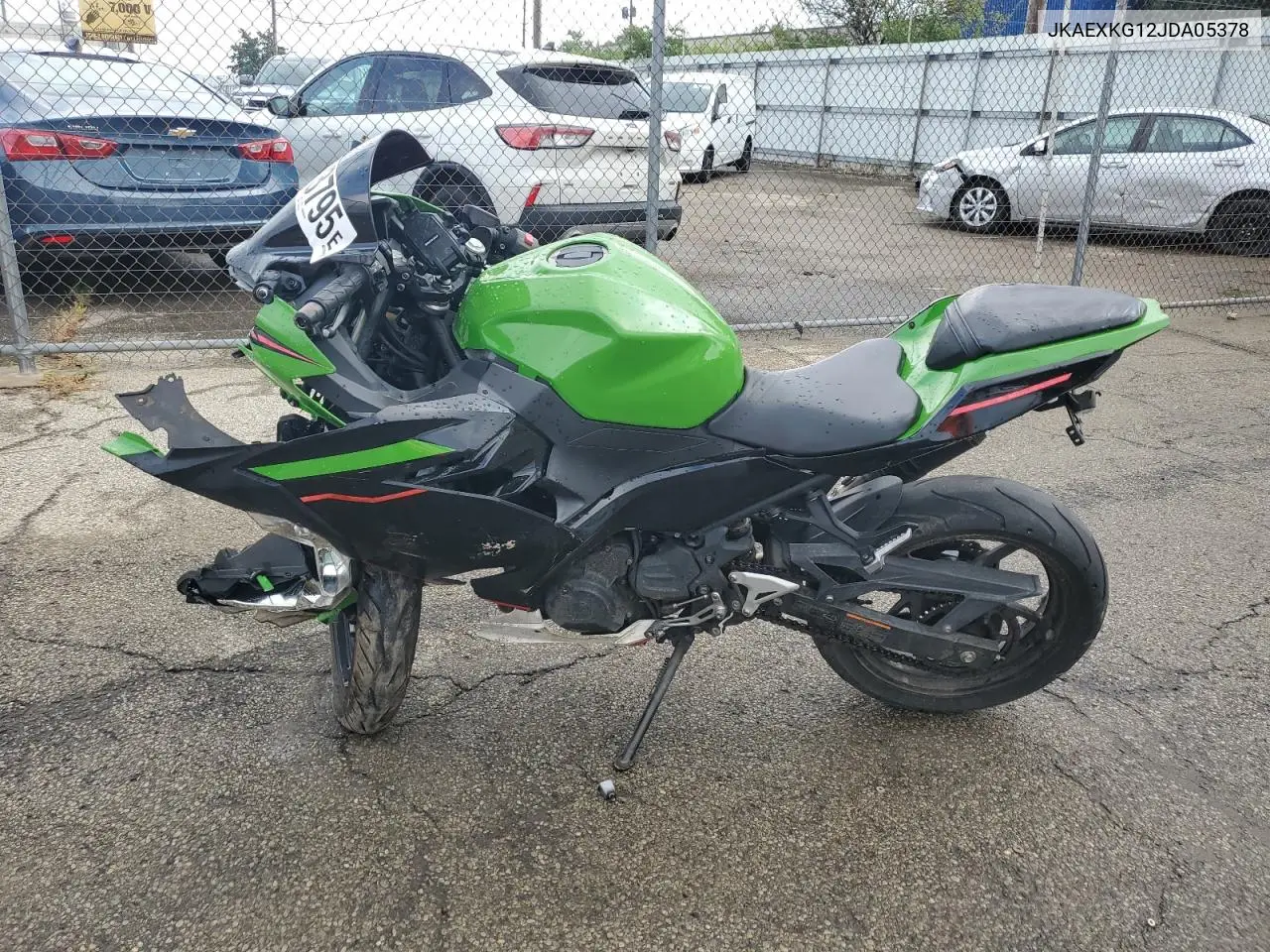 2018 Kawasaki Ex400 VIN: JKAEXKG12JDA05378 Lot: 64623795