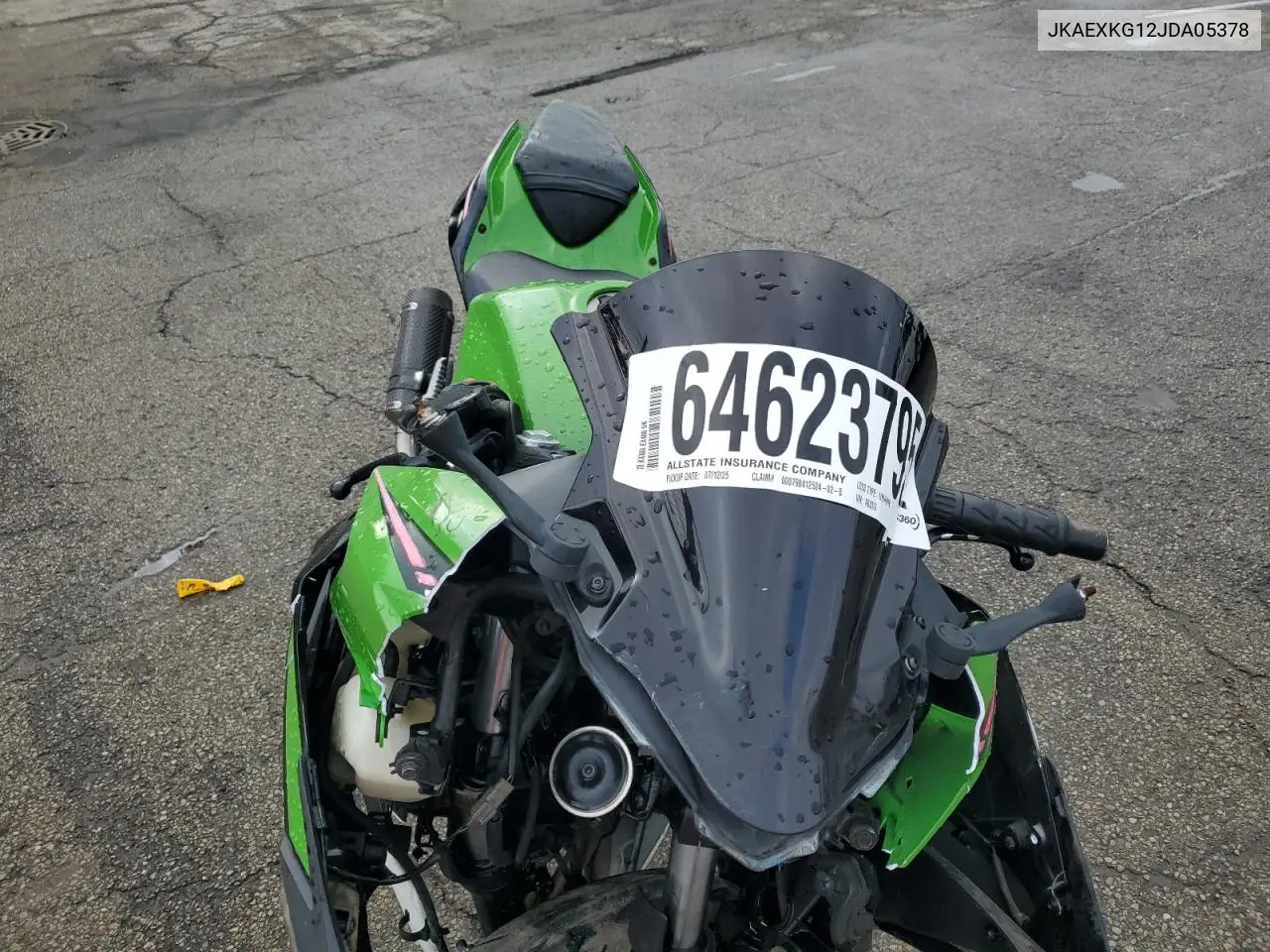 2018 Kawasaki Ex400 VIN: JKAEXKG12JDA05378 Lot: 64623795