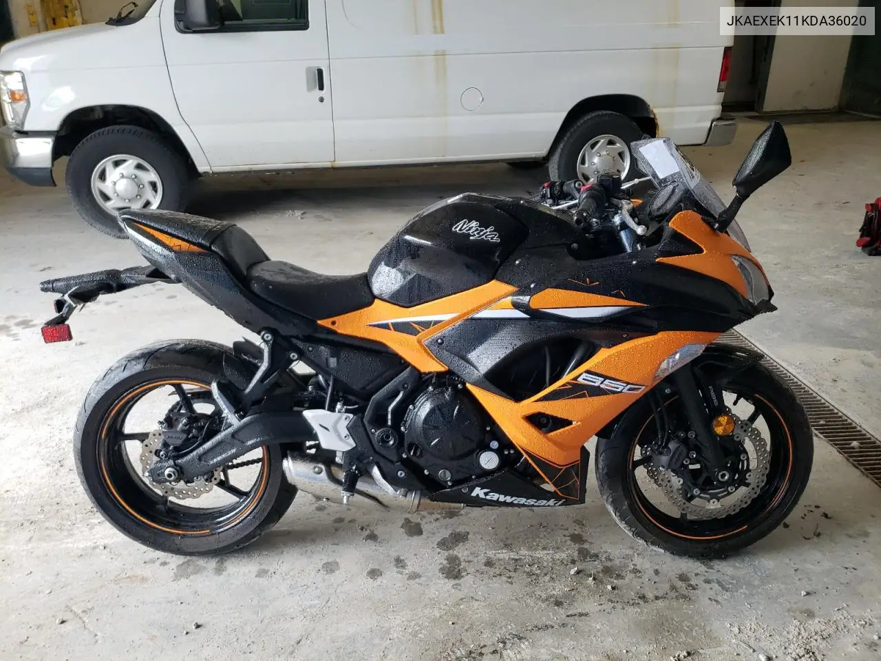 2019 Kawasaki Ex650 F VIN: JKAEXEK11KDA36020 Lot: 58364075