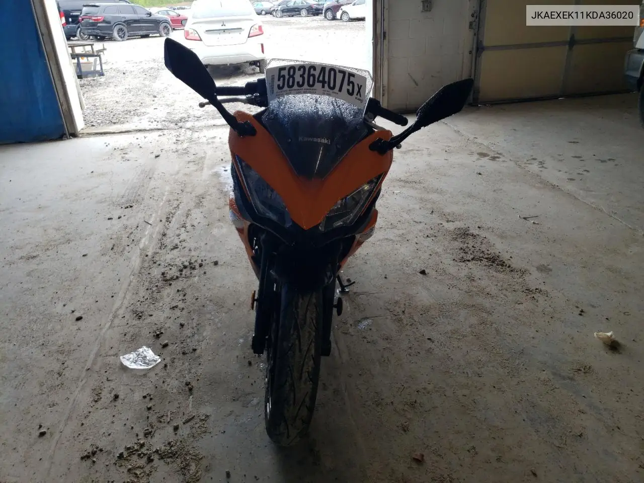 2019 Kawasaki Ex650 F VIN: JKAEXEK11KDA36020 Lot: 58364075