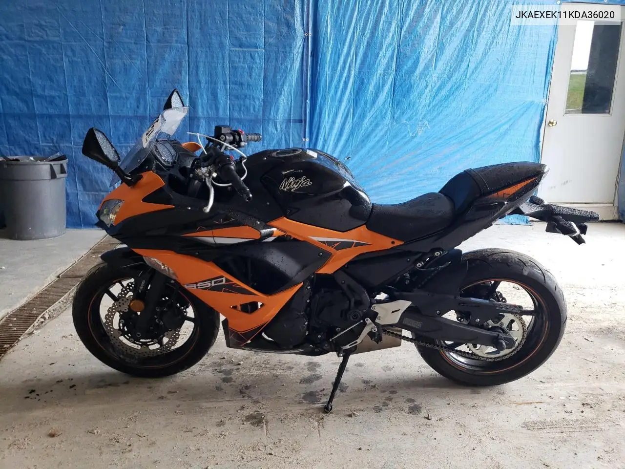 2019 Kawasaki Ex650 F VIN: JKAEXEK11KDA36020 Lot: 58364075