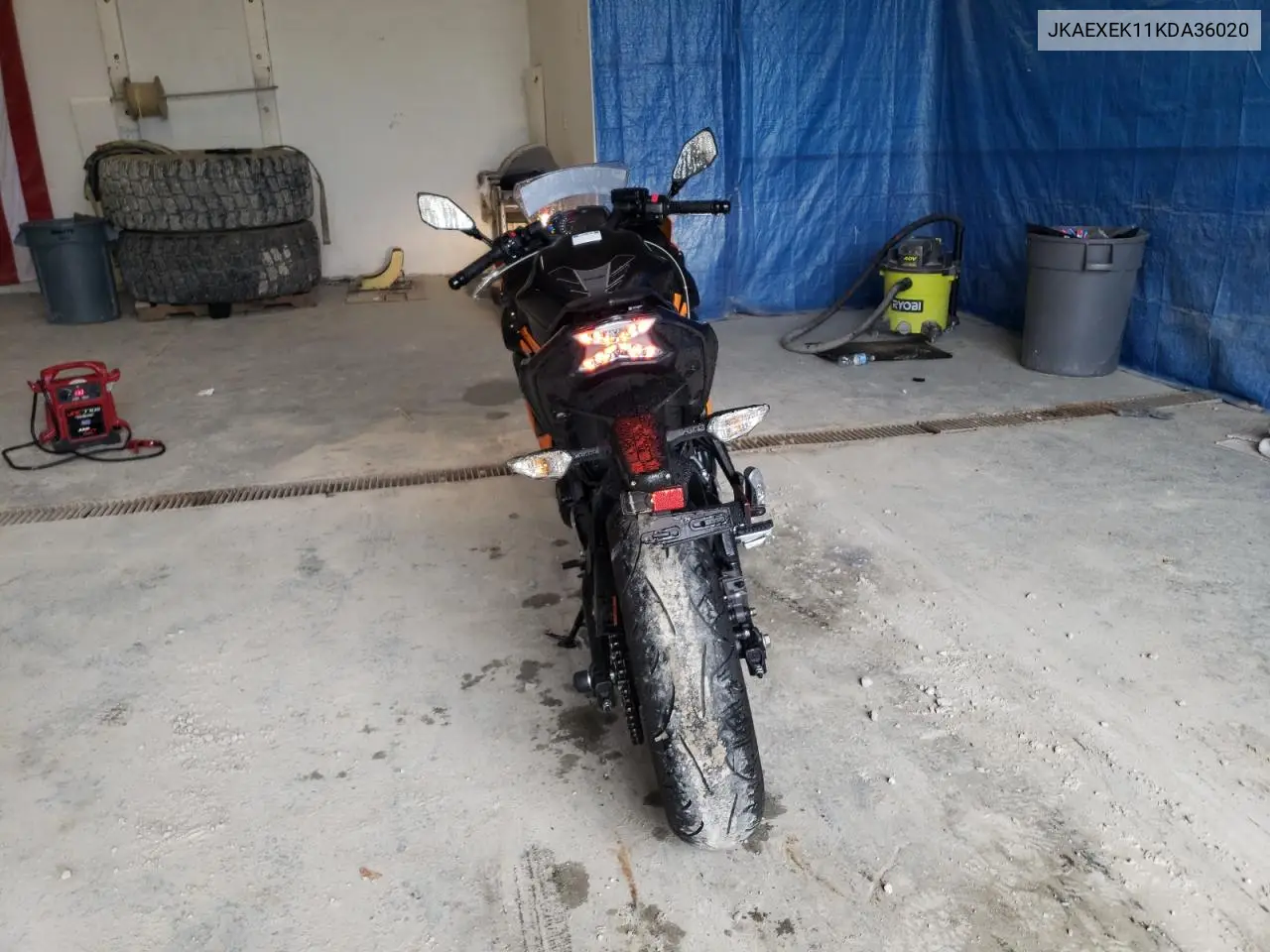 2019 Kawasaki Ex650 F VIN: JKAEXEK11KDA36020 Lot: 58364075