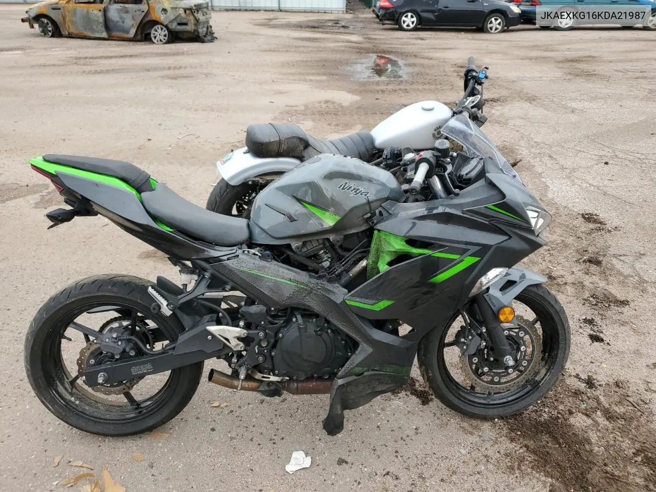2019 Kawasaki Ex400 VIN: JKAEXKG16KDA21987 Lot: 59230685
