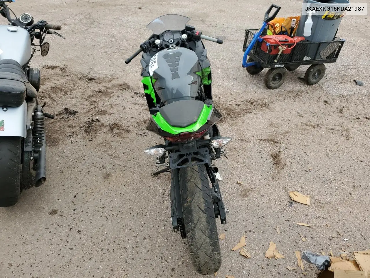 2019 Kawasaki Ex400 VIN: JKAEXKG16KDA21987 Lot: 59230685