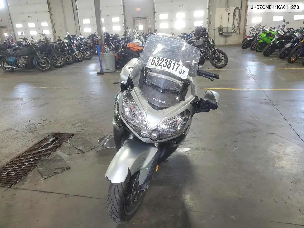 2019 Kawasaki Zg1400 E VIN: JKBZGNE14KA011278 Lot: 63238175