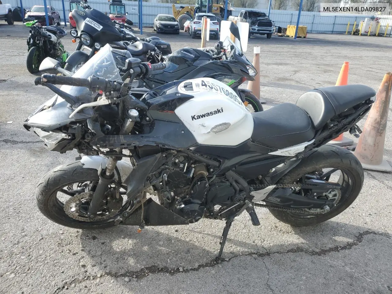 2020 Kawasaki Ex650 N VIN: ML5EXEN14LDA09827 Lot: 45576805