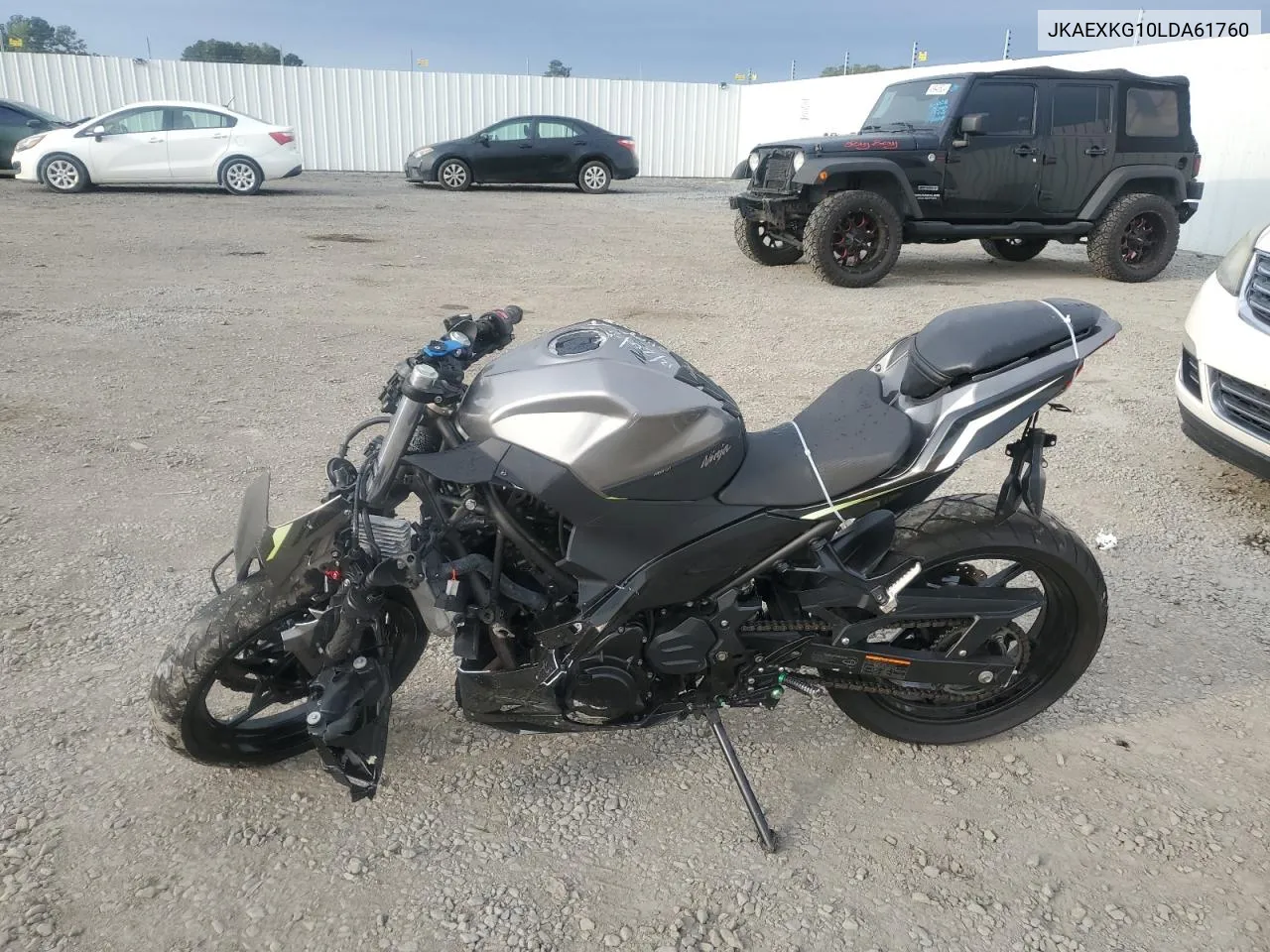 2020 Kawasaki Ex400 VIN: JKAEXKG10LDA61760 Lot: 50319734