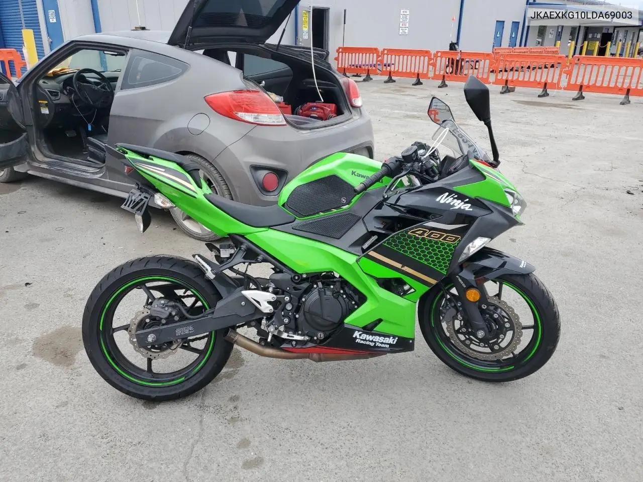 2020 Kawasaki Ex400 VIN: JKAEXKG10LDA69003 Lot: 58314355