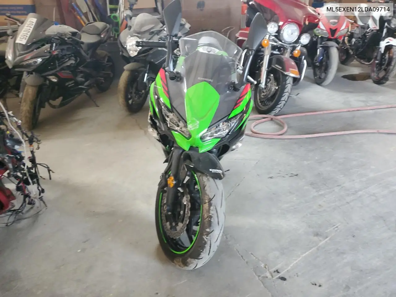 2020 Kawasaki Ex650 N VIN: ML5EXEN12LDA09714 Lot: 59396435