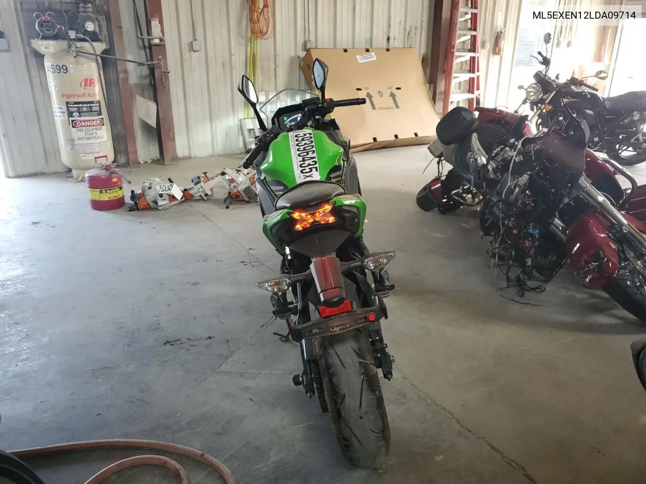 2020 Kawasaki Ex650 N VIN: ML5EXEN12LDA09714 Lot: 59396435