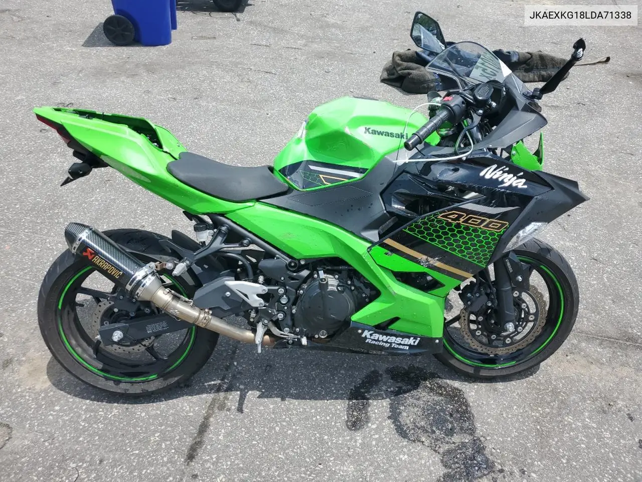 2020 Kawasaki Ex400 VIN: JKAEXKG18LDA71338 Lot: 59858015