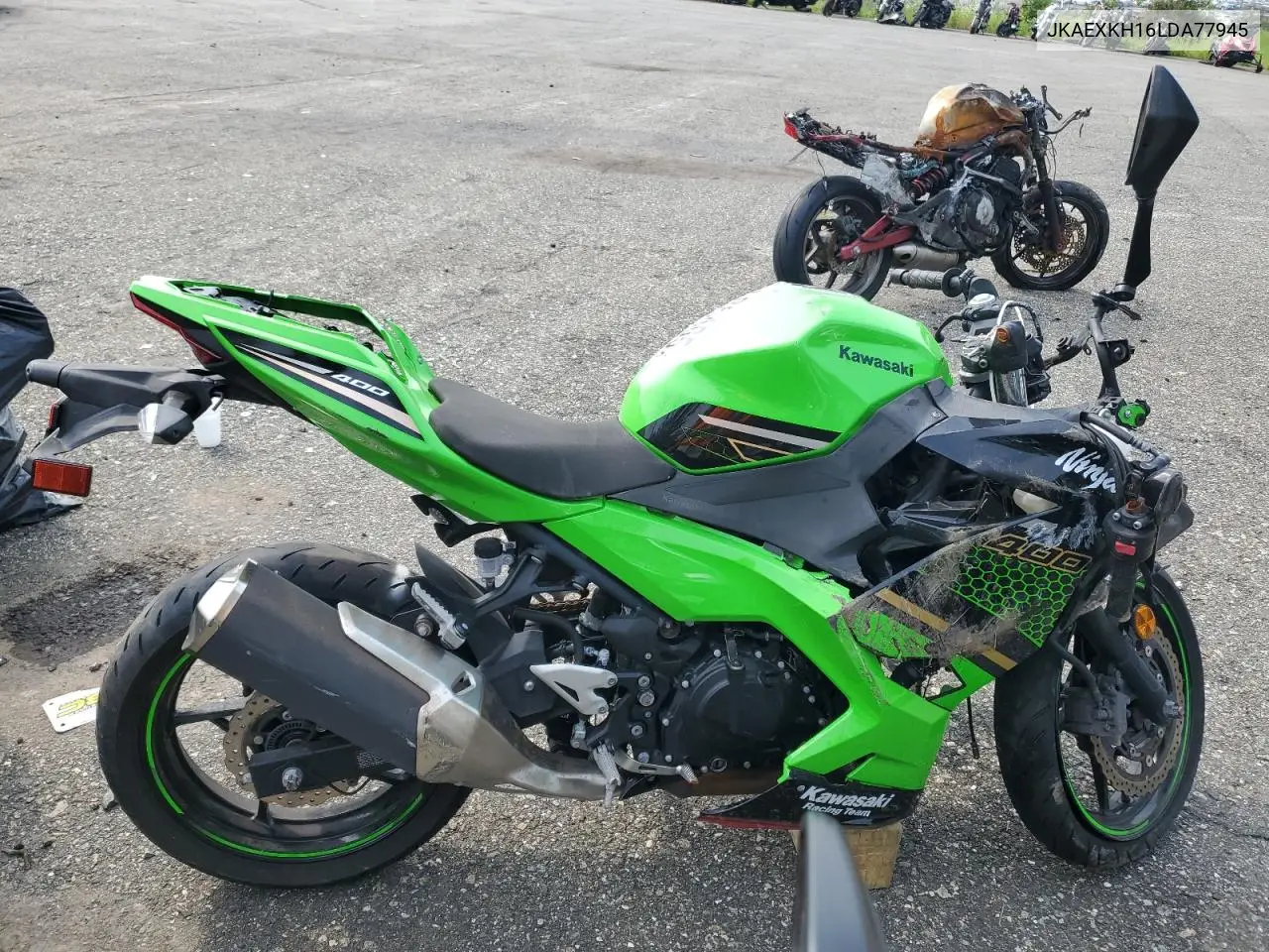 2020 Kawasaki Ex400 VIN: JKAEXKH16LDA77945 Lot: 60986405