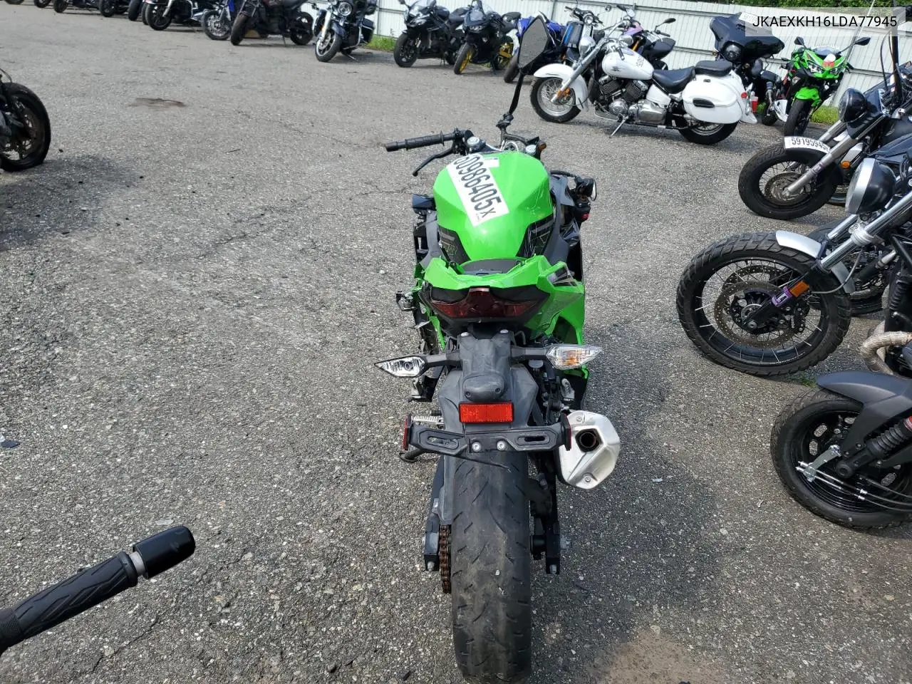 2020 Kawasaki Ex400 VIN: JKAEXKH16LDA77945 Lot: 60986405