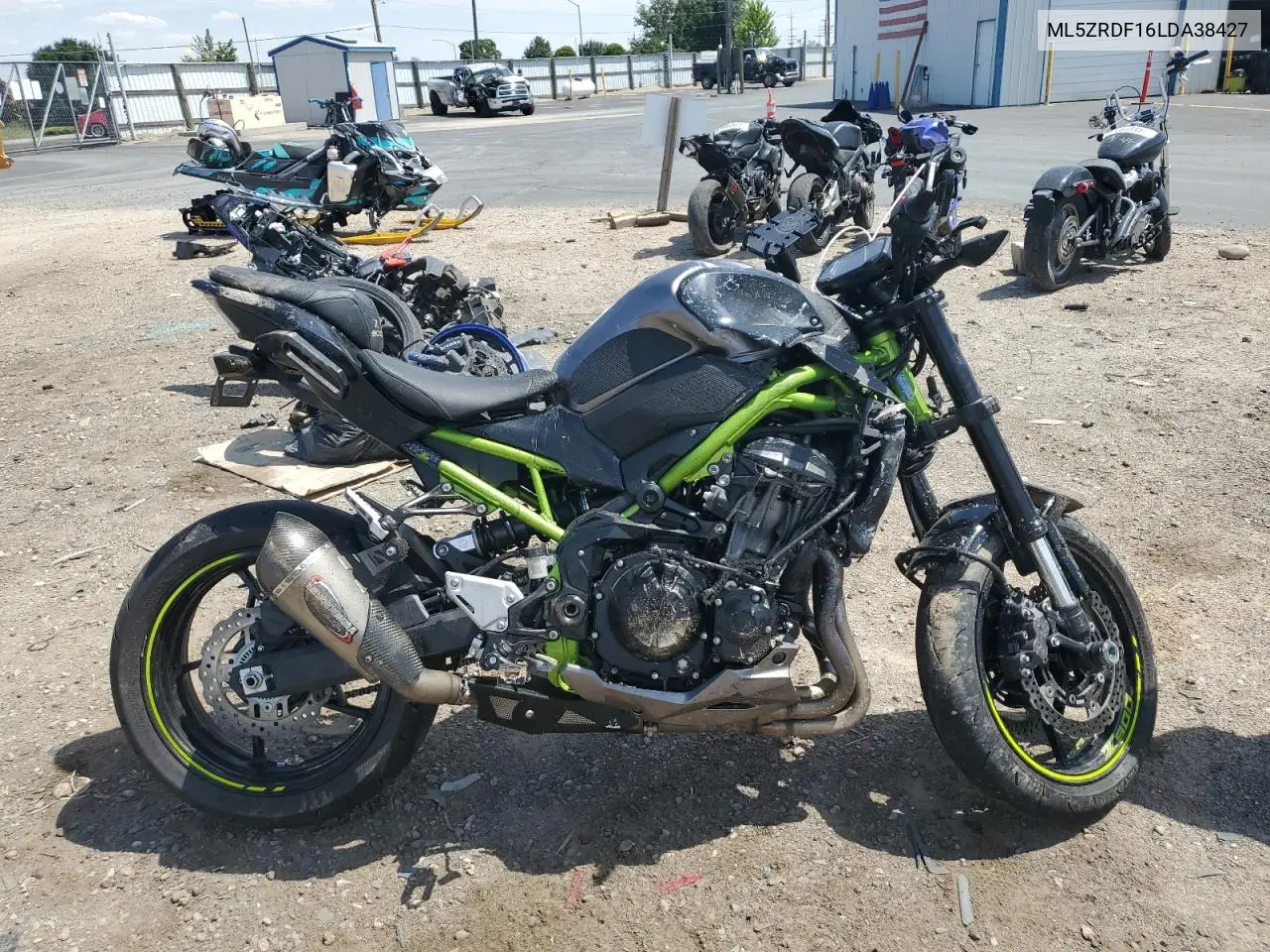 2020 Kawasaki Zr900 F VIN: ML5ZRDF16LDA38427 Lot: 62527625