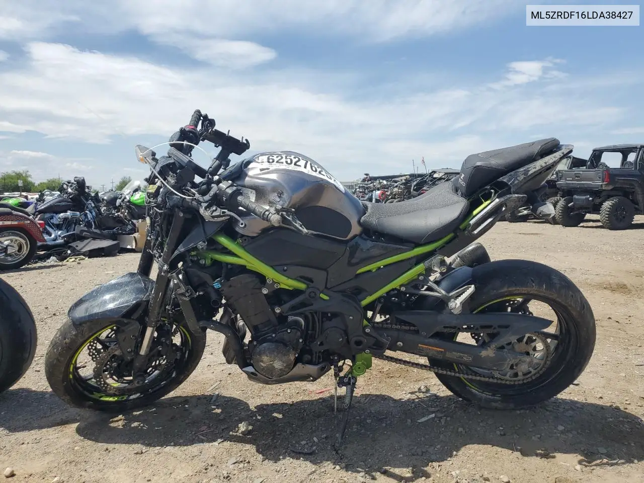 2020 Kawasaki Zr900 F VIN: ML5ZRDF16LDA38427 Lot: 62527625