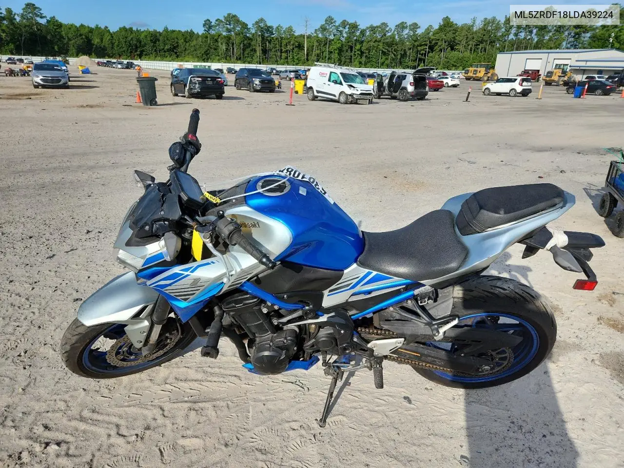 2020 Kawasaki Zr900 F VIN: ML5ZRDF18LDA39224 Lot: 63010885