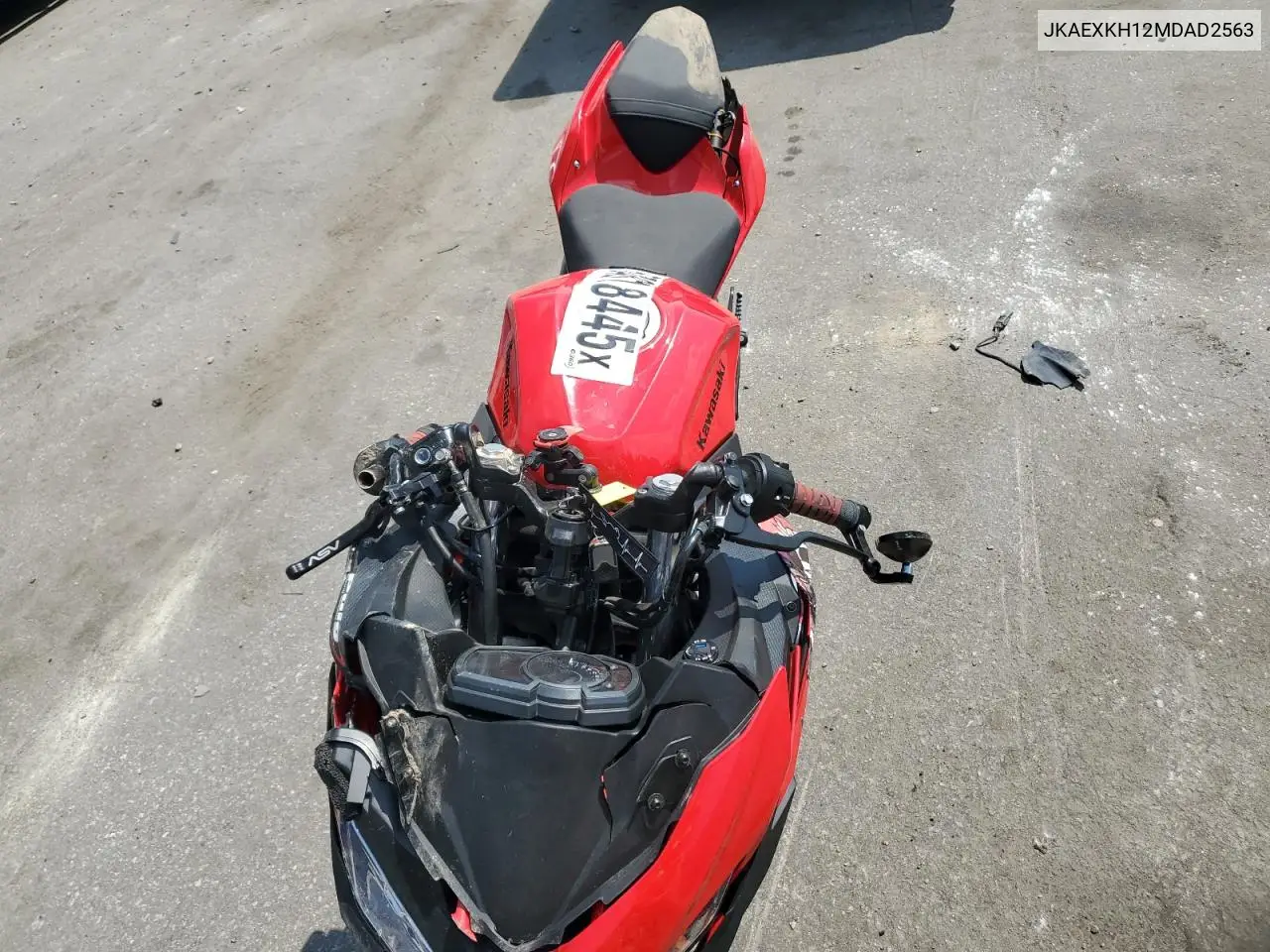 2021 Kawasaki Ex400 VIN: JKAEXKH12MDAD2563 Lot: 54818445