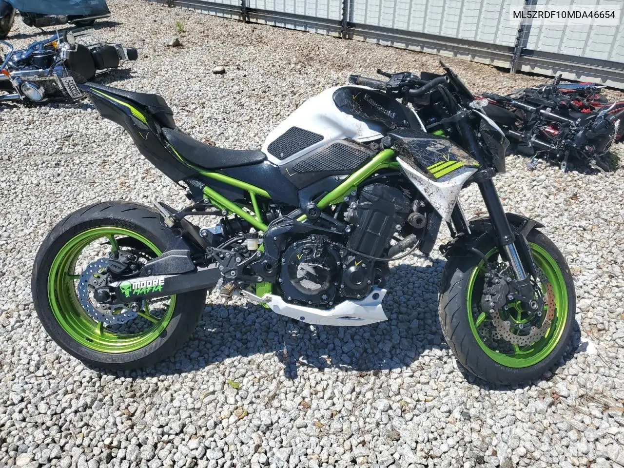 2021 Kawasaki Zr900 F VIN: ML5ZRDF10MDA46654 Lot: 57563435