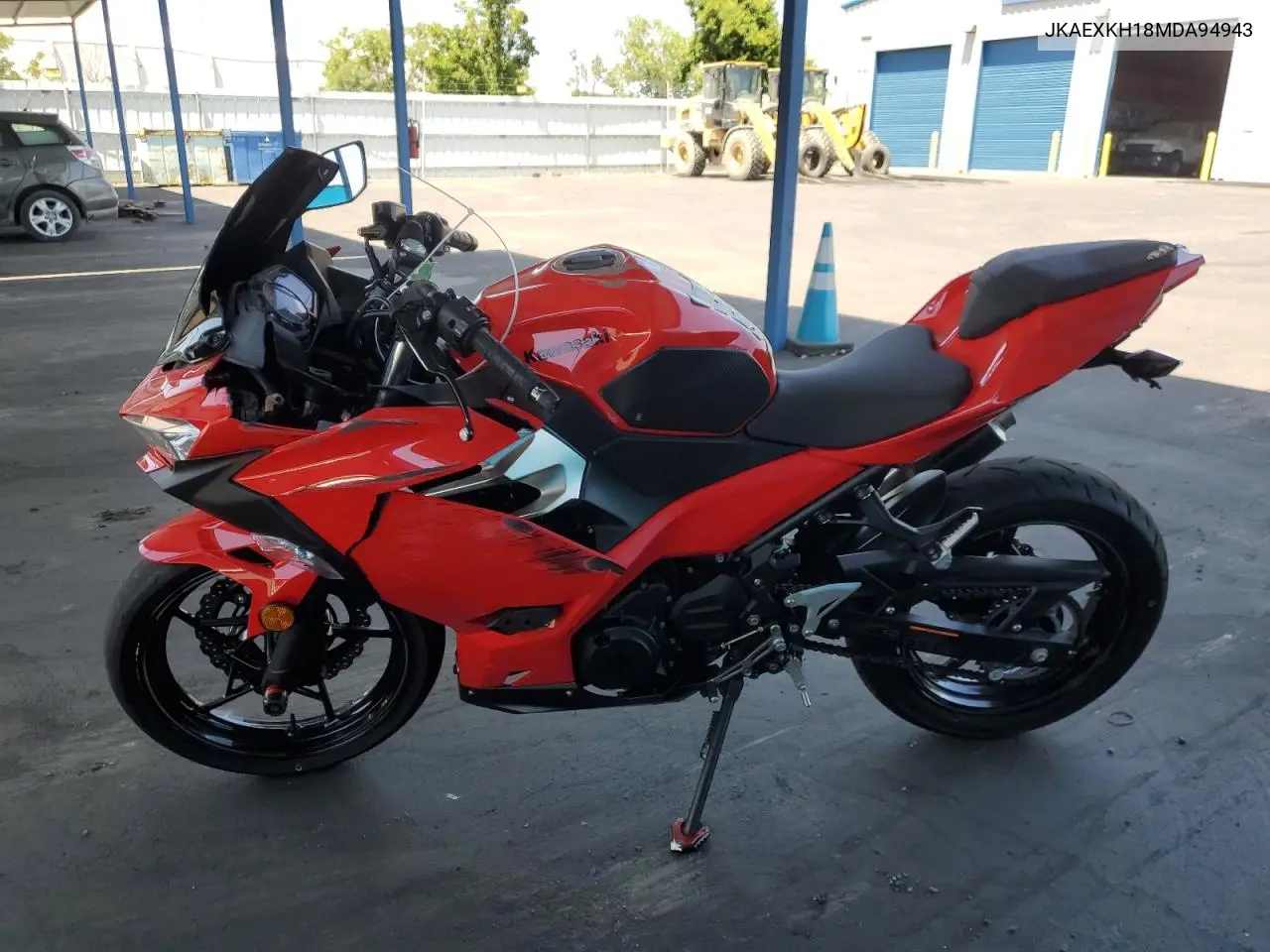 2021 Kawasaki Ex400 VIN: JKAEXKH18MDA94943 Lot: 58549845