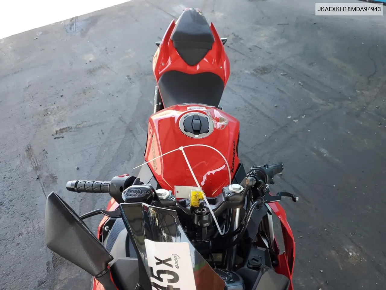2021 Kawasaki Ex400 VIN: JKAEXKH18MDA94943 Lot: 58549845