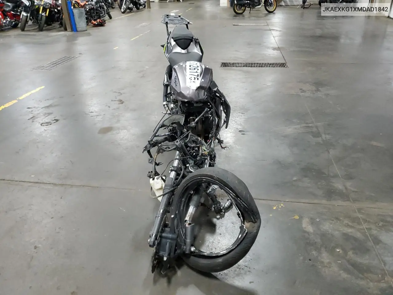 2021 Kawasaki Ex400 VIN: JKAEXKG1XMDAD1842 Lot: 59126175