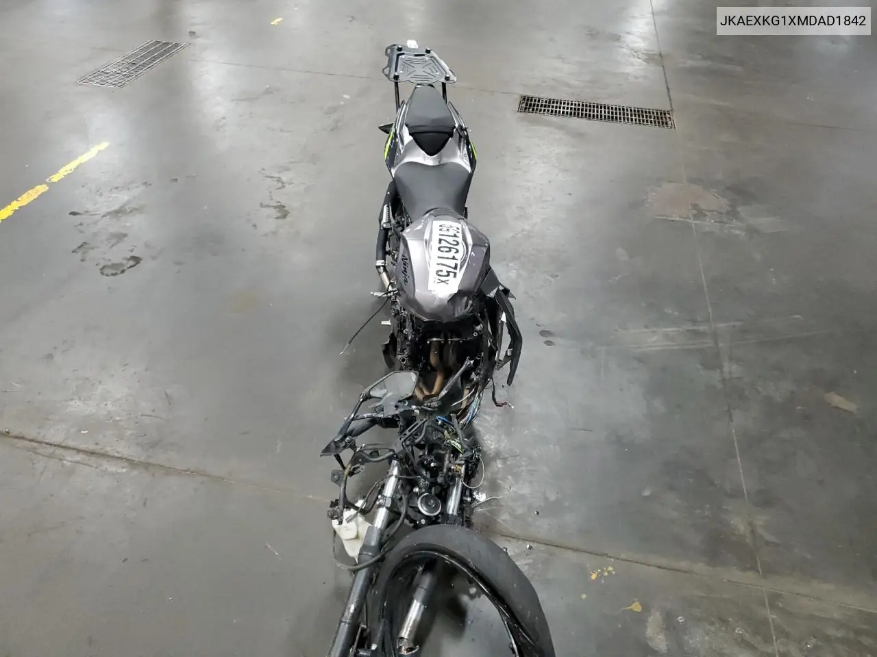 2021 Kawasaki Ex400 VIN: JKAEXKG1XMDAD1842 Lot: 59126175