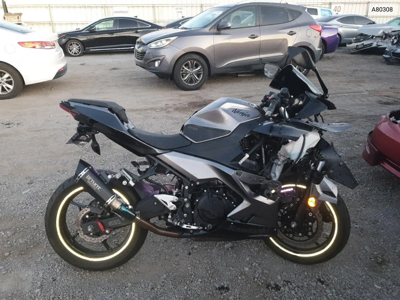 2021 Kawasaki Ex400 VIN: A80308 Lot: 59239355