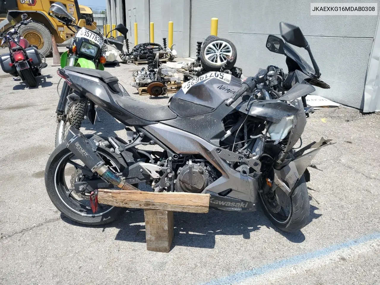 2021 Kawasaki Ex400 VIN: JKAEXKG16MDAB0308 Lot: 61677655