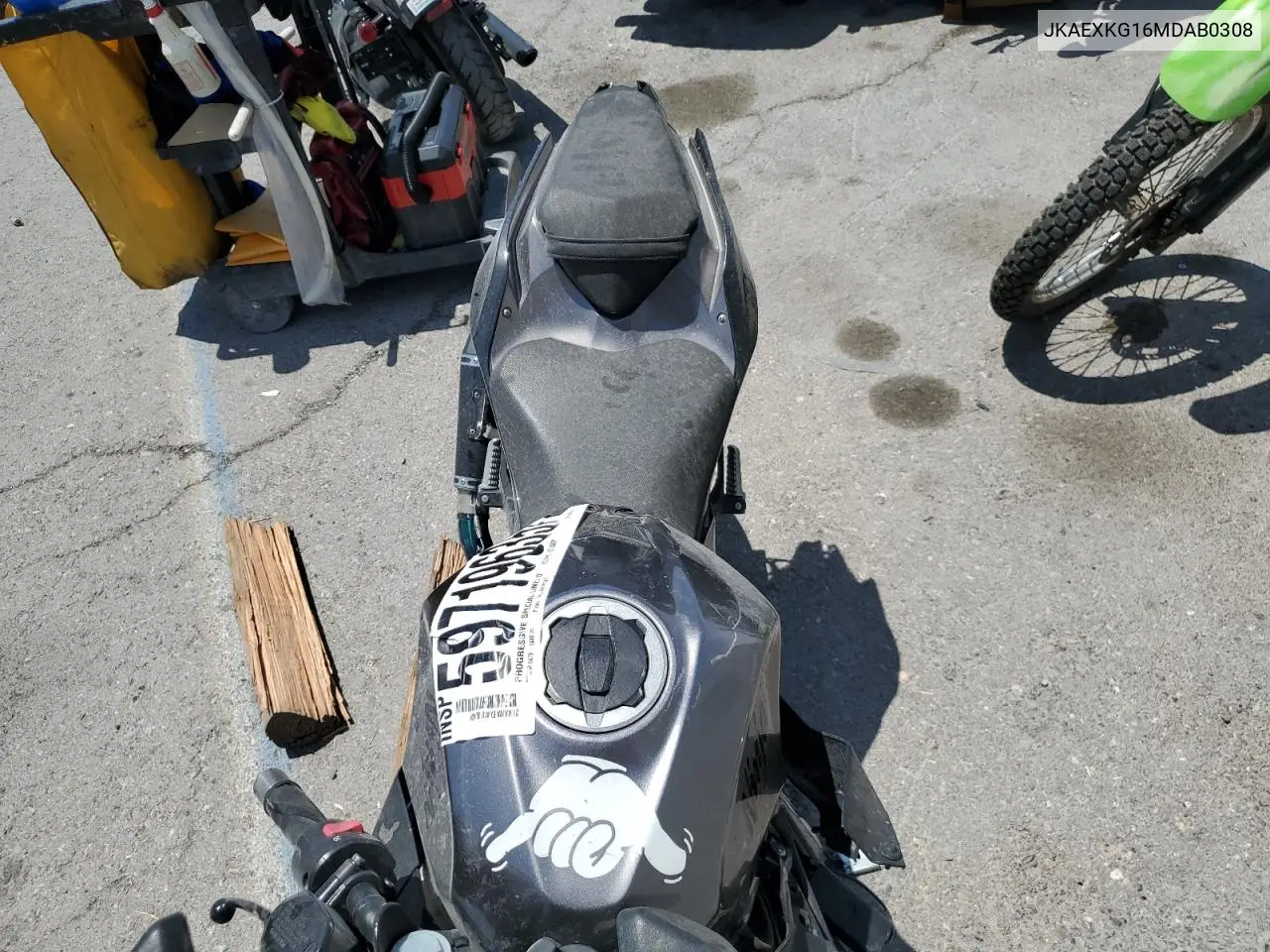 2021 Kawasaki Ex400 VIN: JKAEXKG16MDAB0308 Lot: 61677655