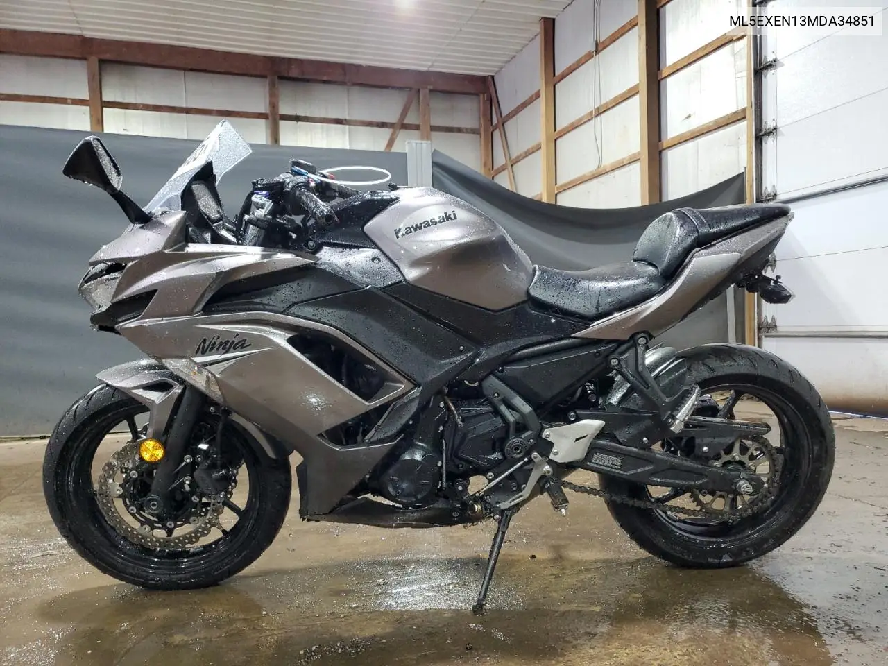 2021 Kawasaki Ex650 N VIN: ML5EXEN13MDA34851 Lot: 63193405