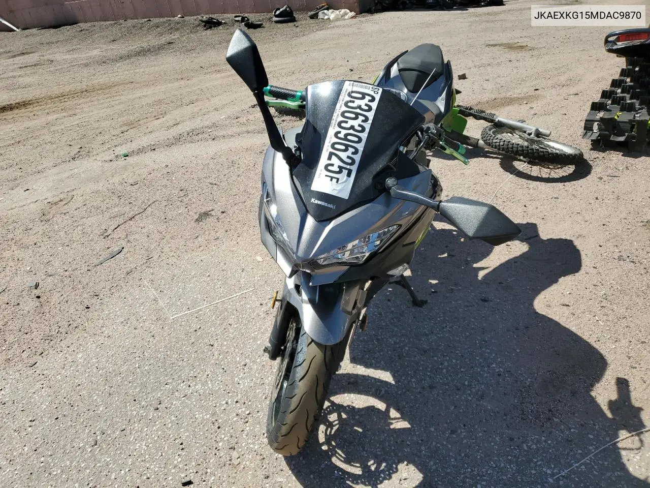 2021 Kawasaki Ex400 VIN: JKAEXKG15MDAC9870 Lot: 63639625