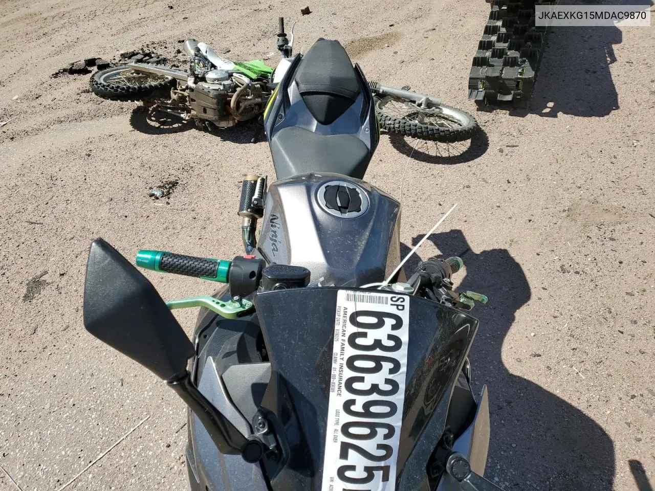 2021 Kawasaki Ex400 VIN: JKAEXKG15MDAC9870 Lot: 63639625