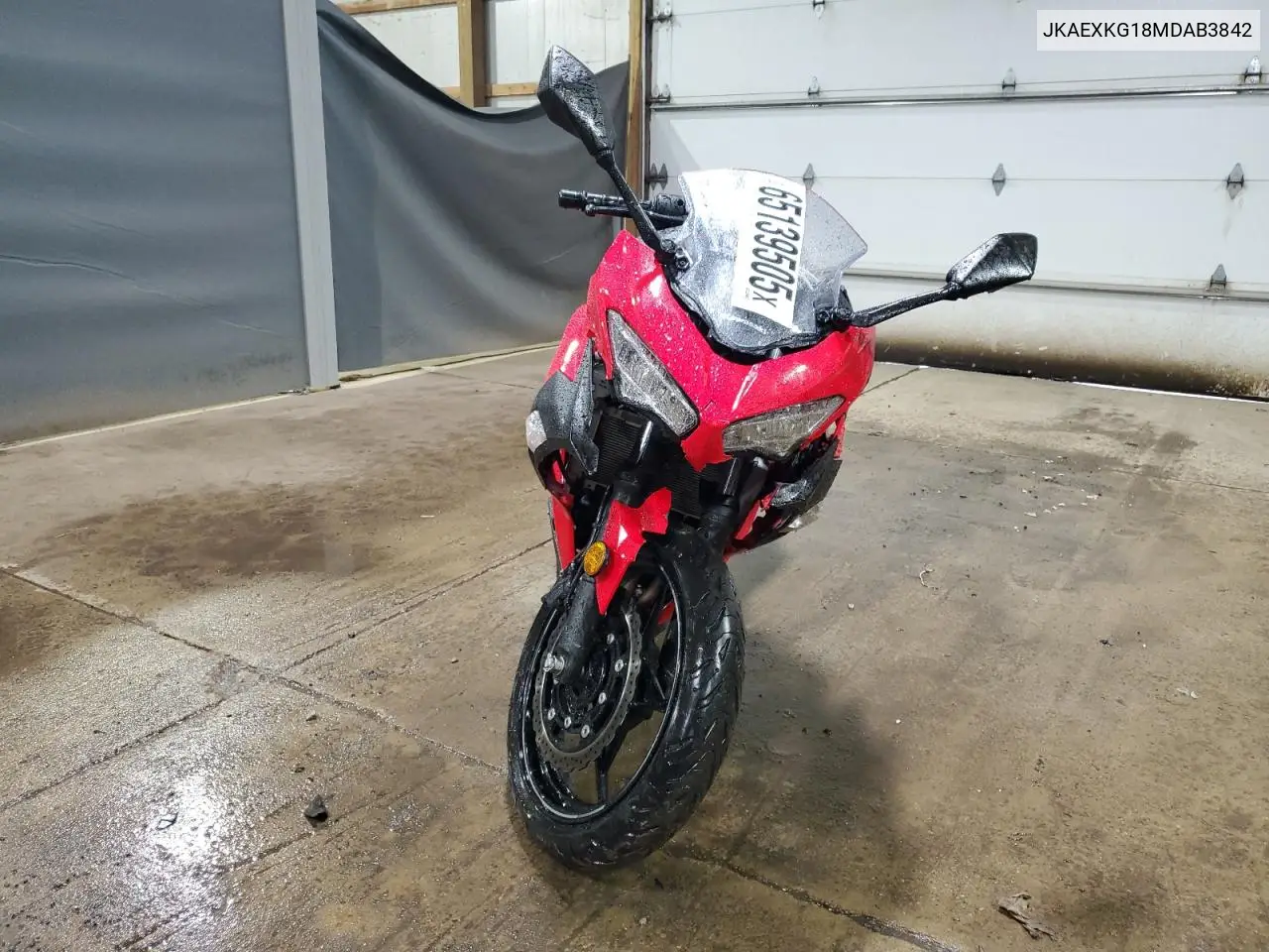 2021 Kawasaki Ex400 VIN: JKAEXKG18MDAB3842 Lot: 65139505