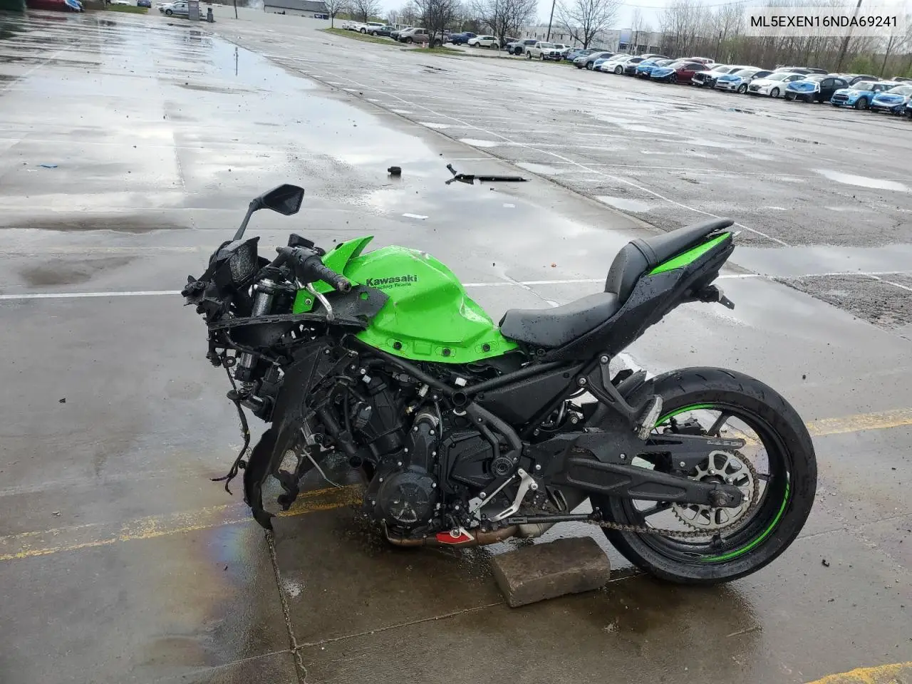 2022 Kawasaki Ex650 N VIN: ML5EXEN16NDA69241 Lot: 50356065