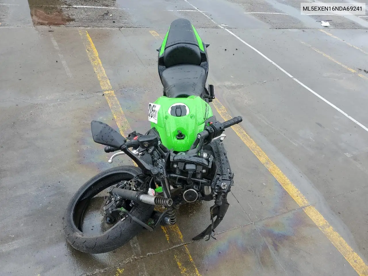 2022 Kawasaki Ex650 N VIN: ML5EXEN16NDA69241 Lot: 50356065