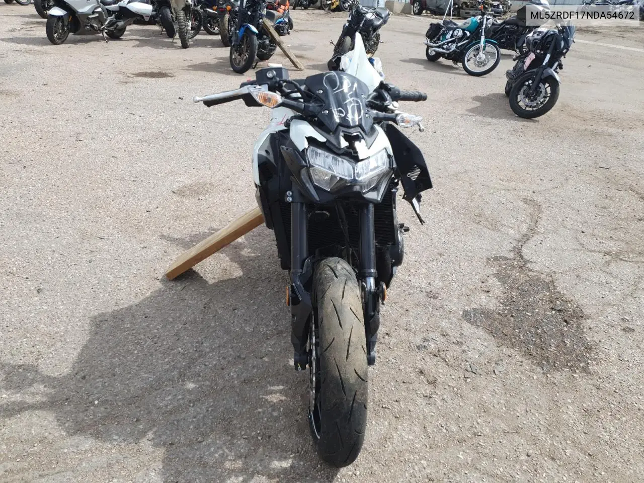 2022 Kawasaki Zr900 F VIN: ML5ZRDF17NDA54672 Lot: 52508905