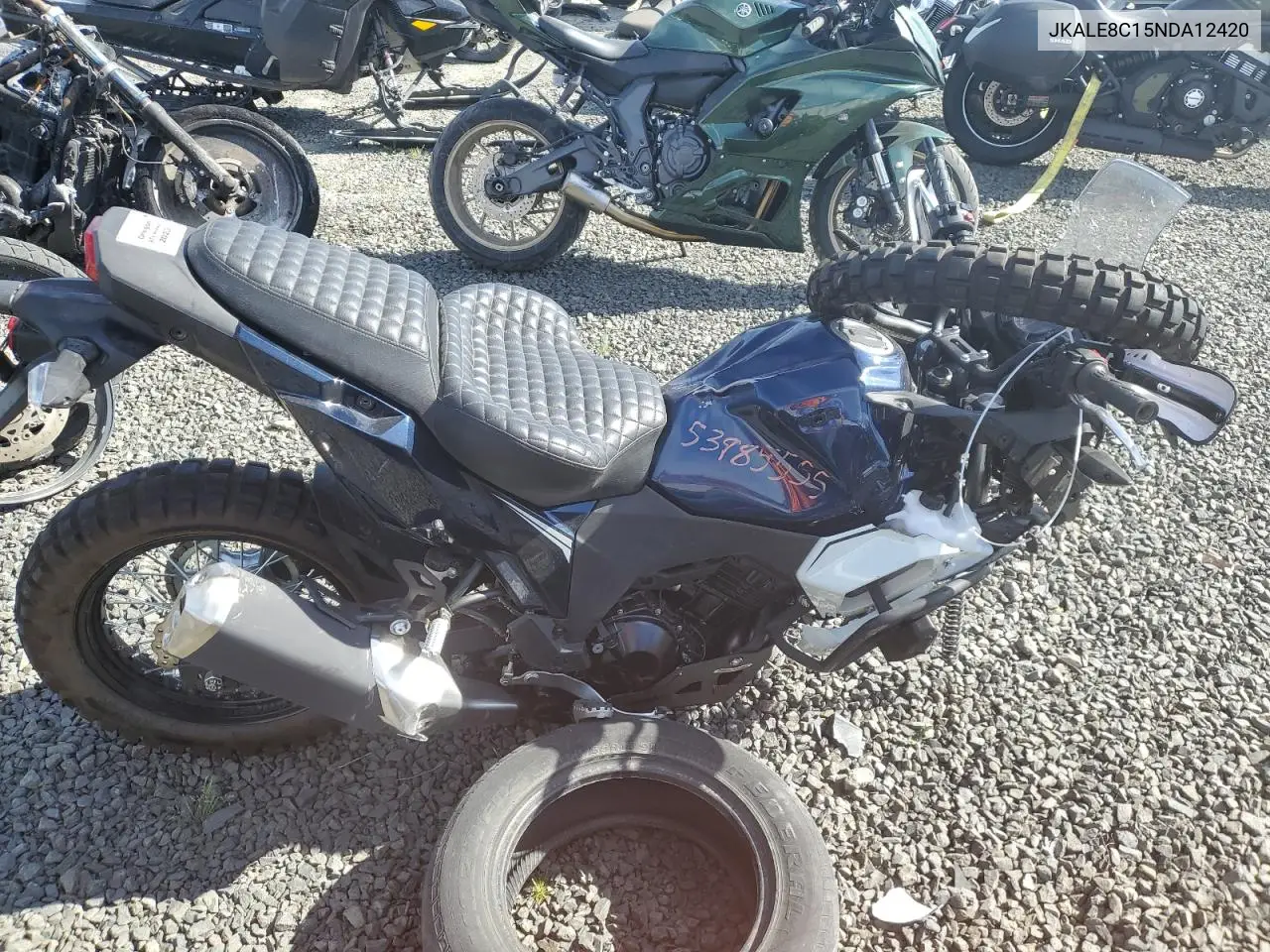 2022 Kawasaki Kle300 C VIN: JKALE8C15NDA12420 Lot: 53985555