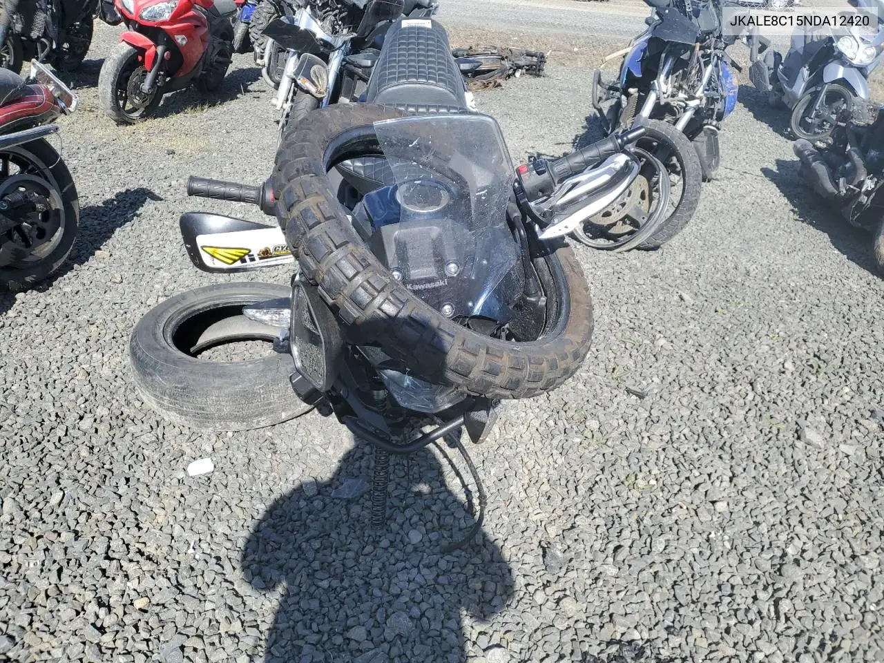 2022 Kawasaki Kle300 C VIN: JKALE8C15NDA12420 Lot: 53985555