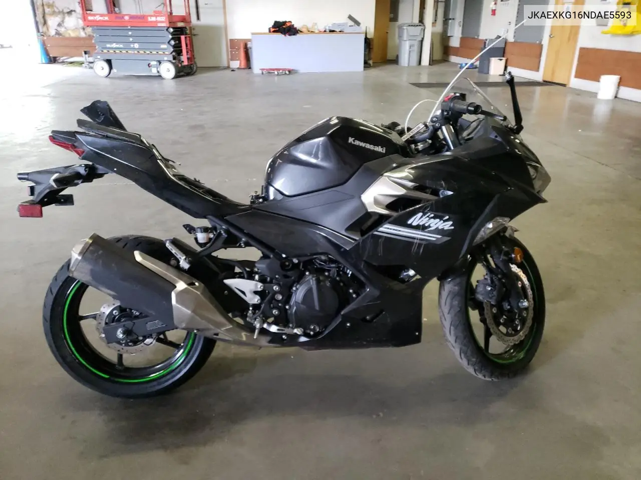 2022 Kawasaki Ex400 VIN: JKAEXKG16NDAE5593 Lot: 56933085