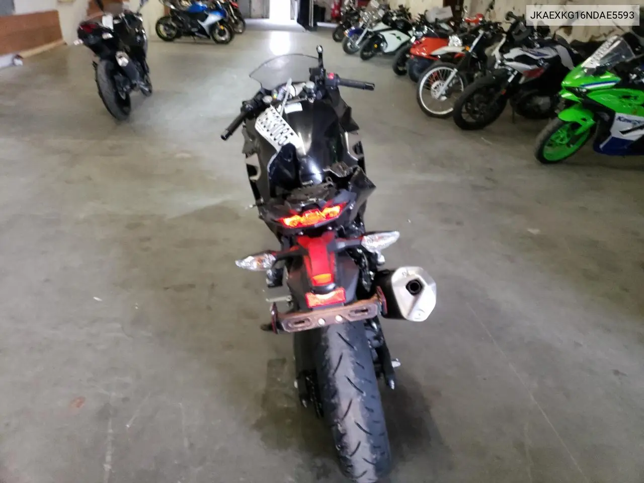 2022 Kawasaki Ex400 VIN: JKAEXKG16NDAE5593 Lot: 56933085